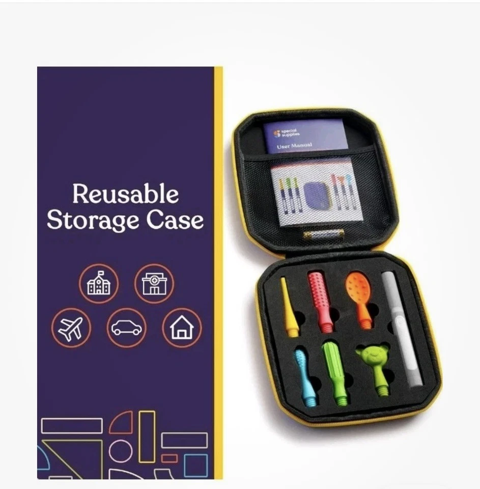 Buzz Buddy estimulação motora oral✨ 6 pontas✨roxo✨suprimentos especiais✨terapia - Imagem 4 de 4