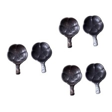 Ceramic Chopstick Rest Set with Soy Sauce Dish 6 11.3*7.8CMx3pcs As Shownx3pcs
