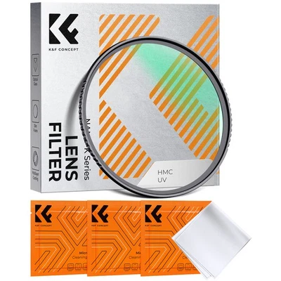 K&F CONCEPT MC UV Lens Filter Protection 37-82mm Ultra Slim K Series For Camera - Image 1 of 4
