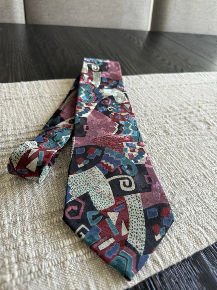 Vintage Metro Mens Necktie Tie Polyester USA - Image 2 of 4