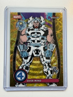 2026 Topps Finest Marvel Fantastic Four Over-Mind Negative Zone Gold /50