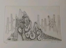 Cécile REIMS Gravure Originale Signée, Numérotée XIV/XIV