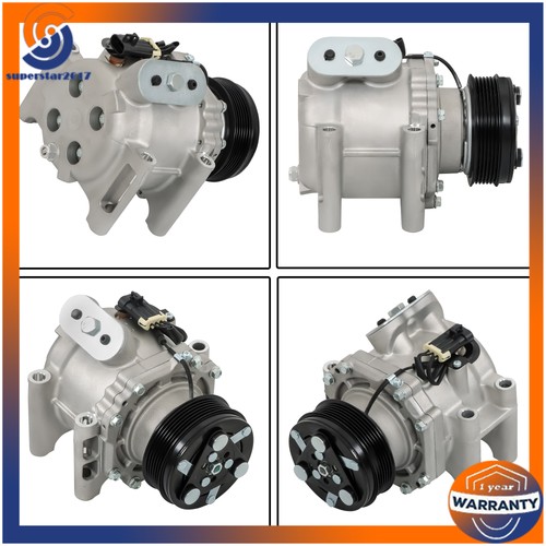 A/C AC Compressor w/Clutch For Chevrolet Trailblazer 4.2L 2002 2003-17 2008 2009 - Picture 10 of 12