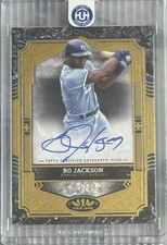 Bo Jackson Auto /49 2025 Topps Tier One Base Card Autograph Variation