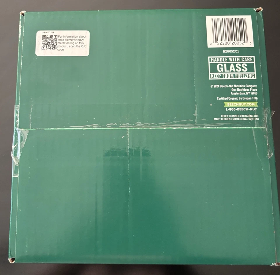 (1 Cajas), Beech-Nut Organics Etapa 1 Comida para Bebés, Frascos de 4oz, Paquete de 16, Totalmente Nuevo Foto 3 de 4