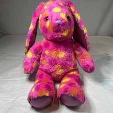 Build a Bear BAB Pawlette Bunny Rabbit Plush Stuffed Animal Polka Dot 18