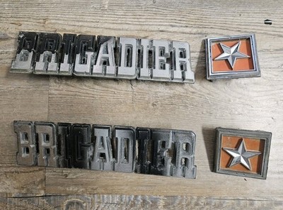 1979 GMC Brigadier Semi Truck Emblems GM OEM