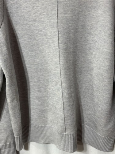 MAX & MIA Women’s Size Large Sweater Shirt Top Thick Sweatshirt Pullover Gray - Picture 2 of 8