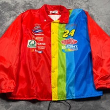 Vintage Dupont Racing Jacket Mens XL Jeff Gordon #24 Nascar Winston Cup Series