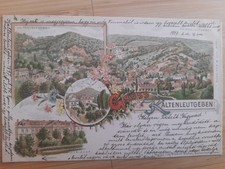Kaltenleutgeben Mödling  Morizhof 1897.   postcard Austria floral litho