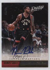 2016 Panini Prestige Bonus Shots Signatures Gold 6/10 Norman Powell #37 Auto c3w