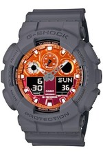 CASIO G-SHOCK Flame inside series GA-100FL-8AJF Men's Watch Gray NEW