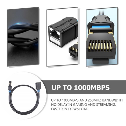 Cat6 Extension Patch Cable 0.5m Male to Female Connector Ethernet LAN Cable - 第 4/12 張圖片