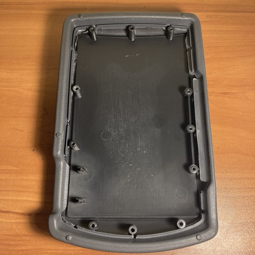 2002-2004 Nissan Frontier Xterra Center Console Gray Armrest Lid Storage OEM - Picture 14 of 24