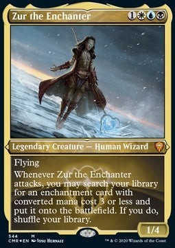 Magic/MTG Zur the Enchanter XCMR-544 Mythic Englisch Excellent Foil