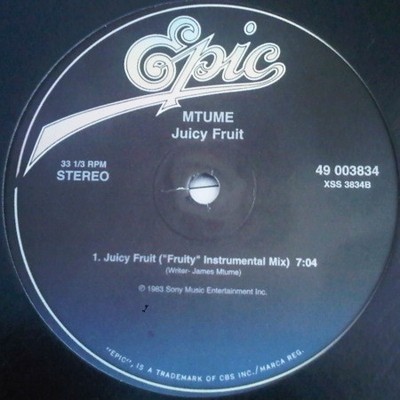 Mtume - Juicy Fruit (12'', RE) (Very Good Plus (VG+)) - 3451490277