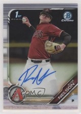 2019 Bowman Draft Chrome Draft Pick Auto Ryne Nelson #CDA-RN Auto 2h5