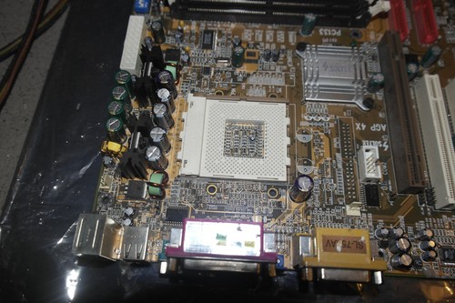 Socket A ISA PCI AGP pro ATX motherboard IDE FDD SL-75KAV Soltek WORKING - Picture 11 of 17
