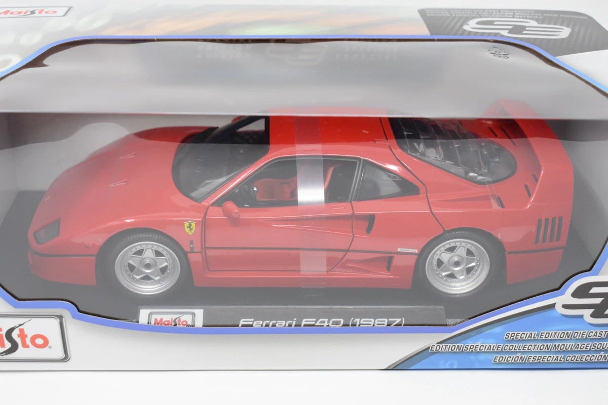 Maisto Special Edition 1:18 Ferrari F40 1987 Red Diecast Model Unopened Box