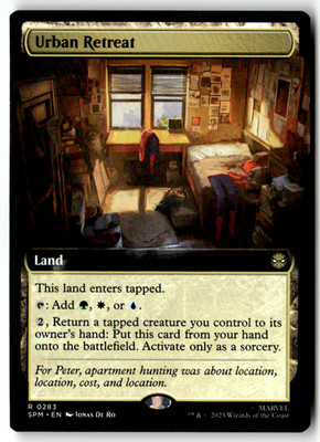 Magic the Gathering MTG Marvel's Spider Man No. 0283 Urban Retreat Non-Foil