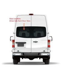 Fits 2012-2021 Nissan NV Van Driver Side Left Back Window Glass - No Heated