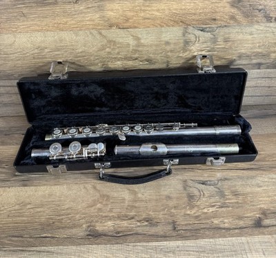Gemeinhardt 3 Silver Open Hole Flute With Original Hard Case