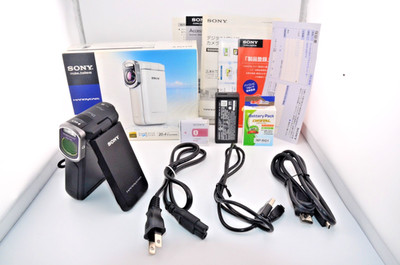 Sony HDR GW77V Black Video Camera Handycam Tested Working Japanese Only MINT