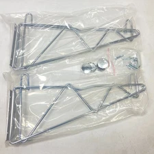 Quantum Storage 14" Wall Mounted Wire Shelf Cantilever DWB14 Chrome for single