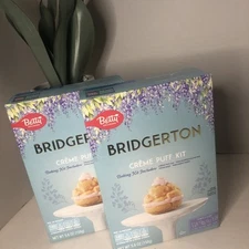New! 2 Boxes Betty Crocker Bridgerton Baking Kits Creme Puff Kit  11/28/2025