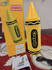 Crayola Bluetooth Crayon Speaker Yellow Teacher Cbt450y Migear Classroom Decor