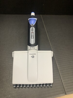 Globe Scientific Diamond Advance 12 Channel Pipette 3345-100, 10-100uL