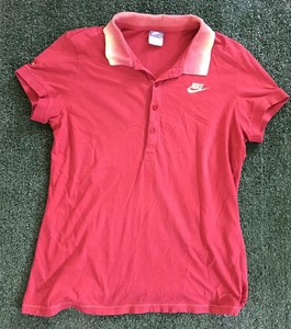 red nike polo