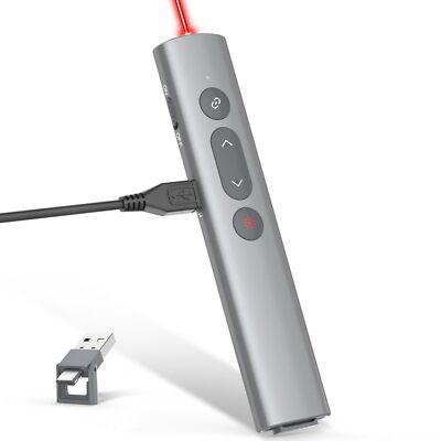 Presentation Clickers for PowerPoint Presentations Aluminum Alloy + 2 in 1 US...