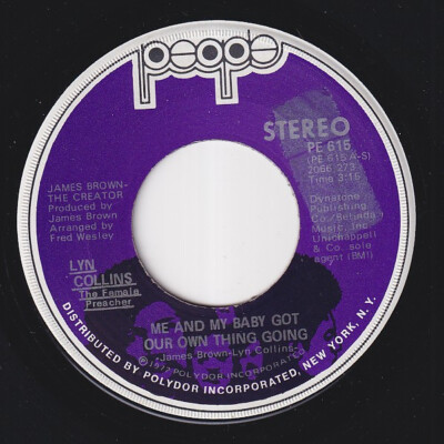LYN COLLINS * 1972 FUNK SOUL 45 * James BROWN * Hören Sie es sich an!