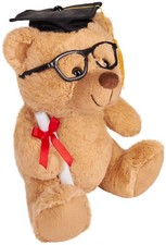 BRUBAKER Teddy Bear Graduation - 9.84 Inches - Plush - with Diploma