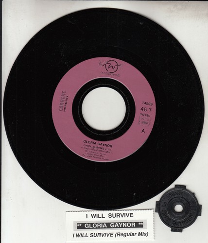 GLORIA GAYNOR I Will Survive PICTURE SLEEVE 7" 45 record NEW + juke box strip - Picture 3 of 3