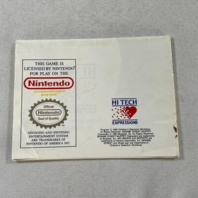 Sesame Street ABC Nintendo Video Game, Poster & Manual nes cartridge cart