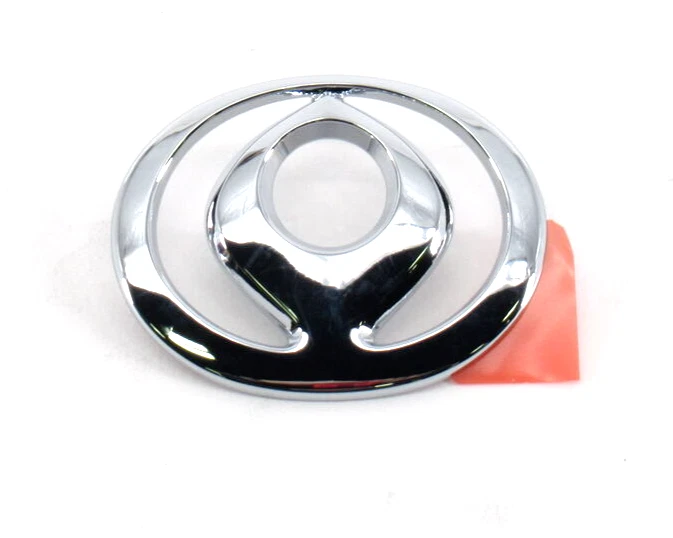 Genuine OEM Mazda BB1H-51-731 Front Bumper Chrome Emblem 1993-1997 Miata - Image 3 of 4