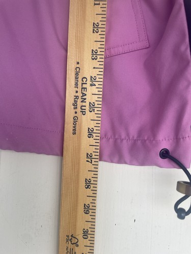 Cutter & Buck Womens Hooded Windbreaker Medium Lavender Pockets Lightweight - Picture 2 of 8