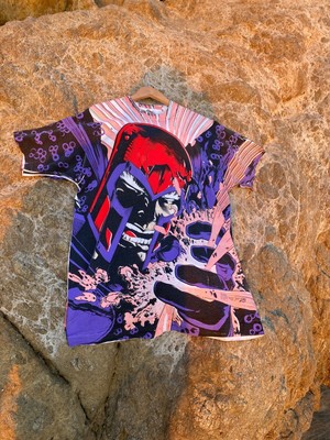 VTG Vintage Marvel Shirt Magneto 1993 X 