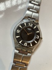 Orologio polso Donna Swatch Skin Classic Black Zone SFM105G 2003 Batteria Nuova