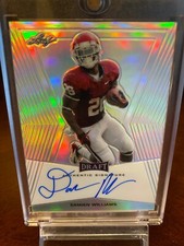 2014 Damien Williams  Leaf Draft Refractor Rookie AUTO KC Chiefs-SB Champs HOT🔥