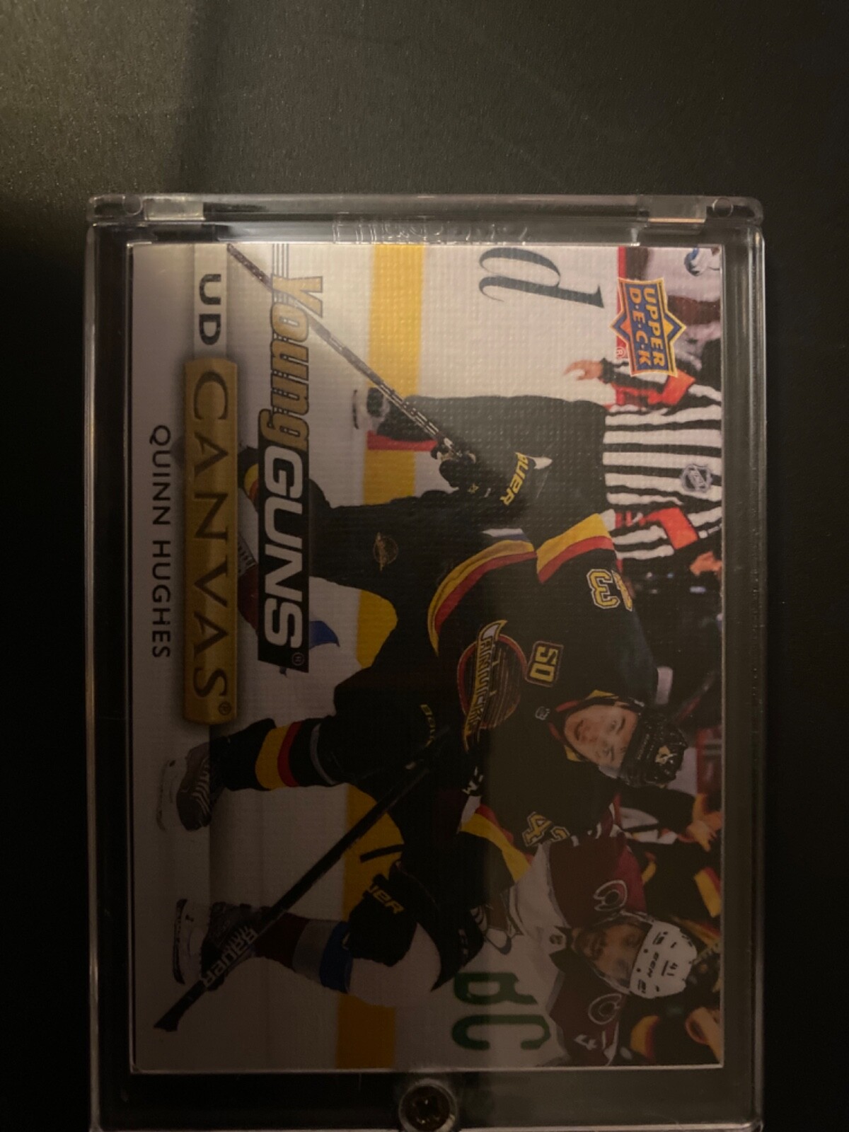 2019-20 Upper Deck - UD Canvas Young Guns #C211 Quinn Hughes (RC)