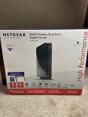 NETGEAR N600 Wireless Dual Band Gigabit Router WNDR3700