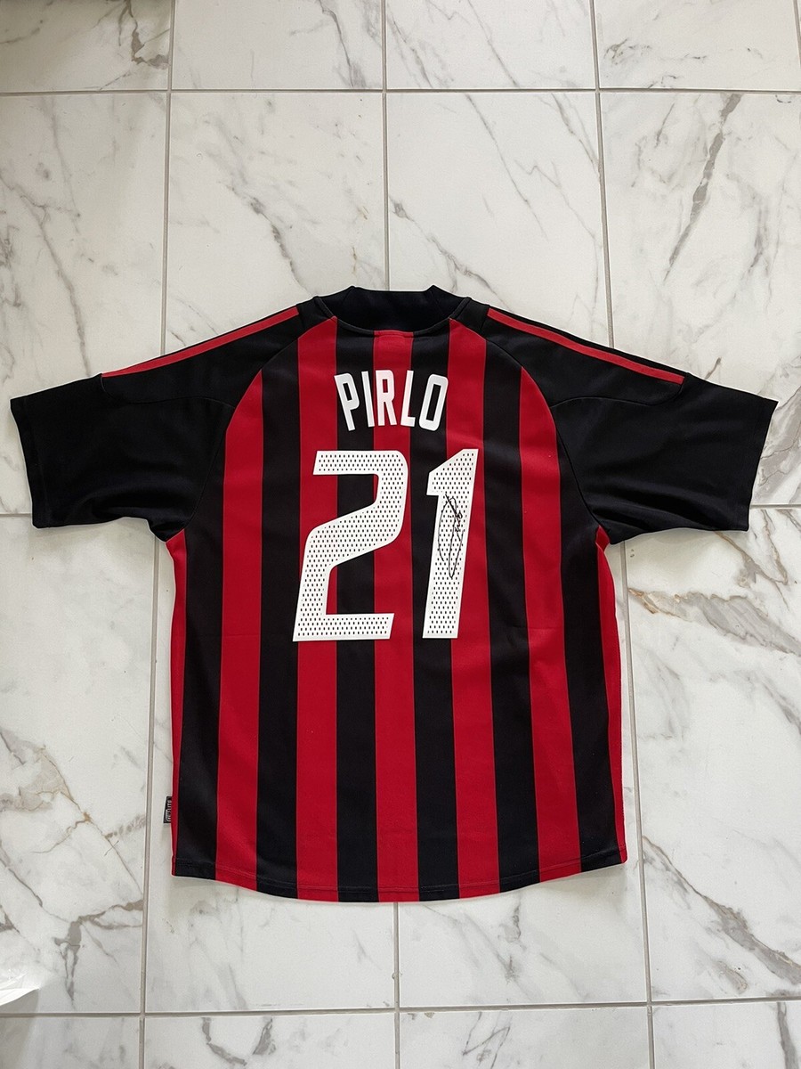 Andrea Pirlo Signed AC Milan 2002/03 Soccer Jersey | eBay Andrea Pirlo Signed AC Milan 2002/03 Soccer Jersey | eBay