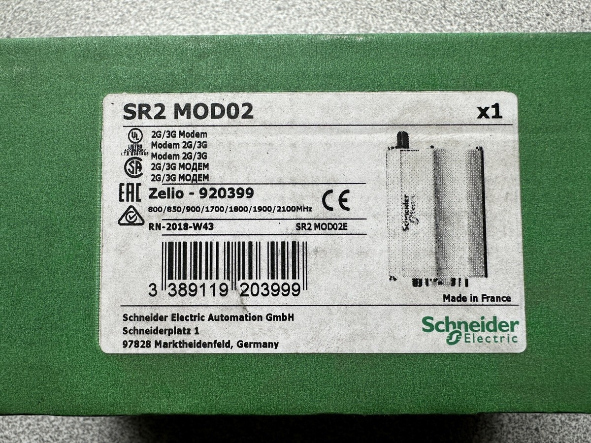 NEW Schneider Electric SR2MOD02 GSM Modem for Zelio Logic relay | eBay