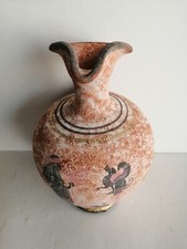 ANFORA ANFORETTA GRECA CM 15 ANTICHIZZATA DECORATA ANNI '80