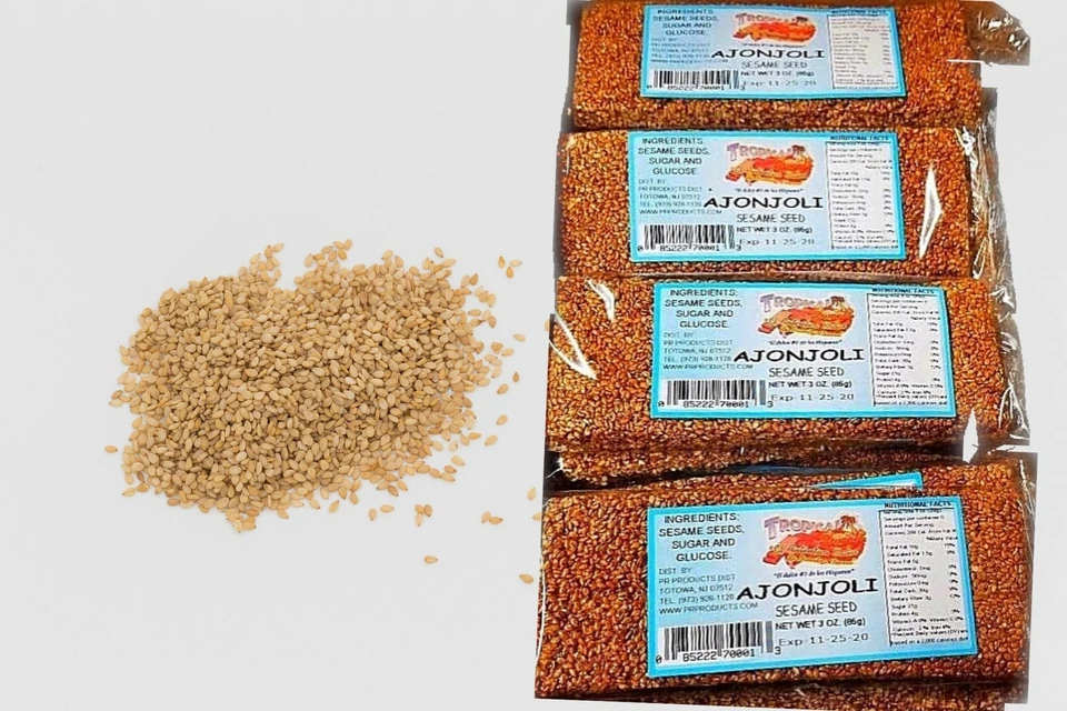 Estuche de (24) barras de caramelo de semillas de sésamo Foto 2 de 2