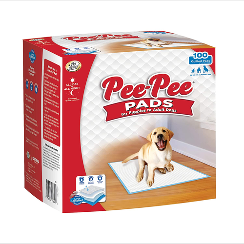 Pet Select Pee Pee Pads for Dogs and Puppies 100 Count Standard: 22" X 22" - Picture 7 of 7
