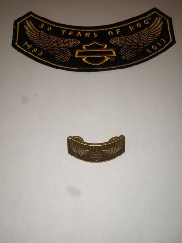 Harley Davidson Hog 2013 Owners Group Patch & Pin Set - Picture 1 of 3